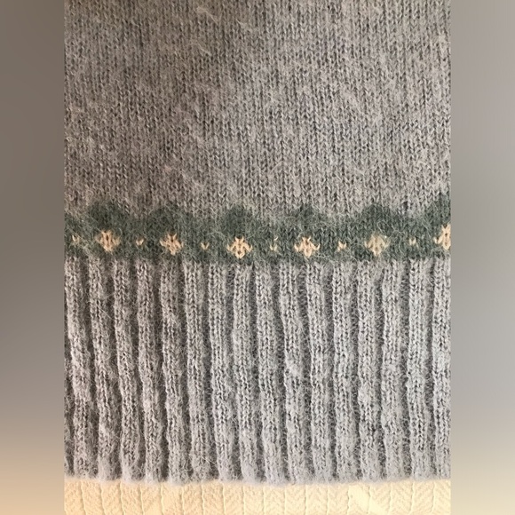 J. Crew Fair Isle yoke puff-sleeve sweater women's size S - Picture 6 of 11